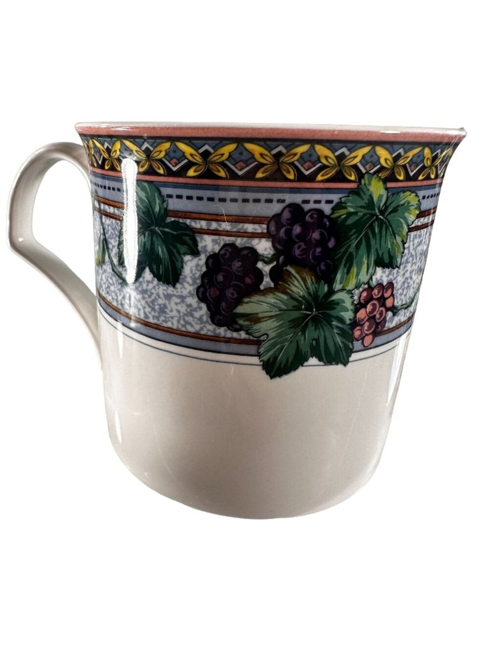 Mikasa Royal Harvest Tea Cup Ultra Ceram Mug Bone China Grape Set DX007
